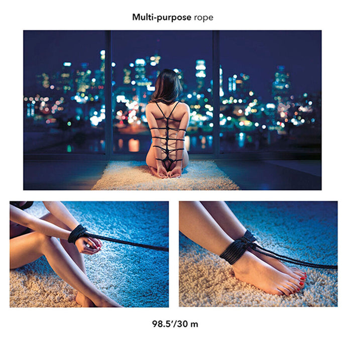 CALEXOTICS - SCANDAL BLACK BDSM ROPE 30 M