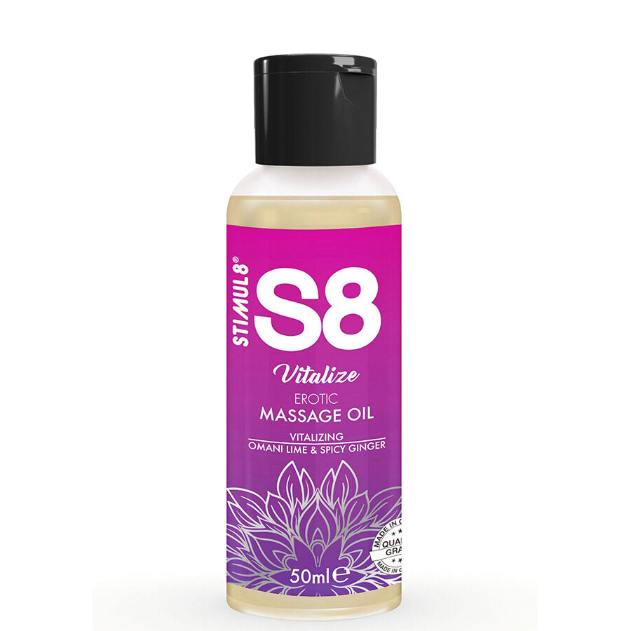 Stimulate – S8 Vitalize eroottinen hierontaöljy lime 50 ml