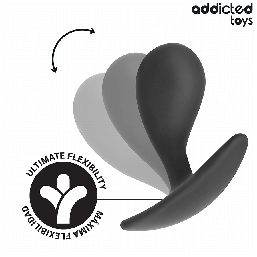 ADDICTED TOYS - 3-osainen silikoninen anaalitappisarja eri kokoja