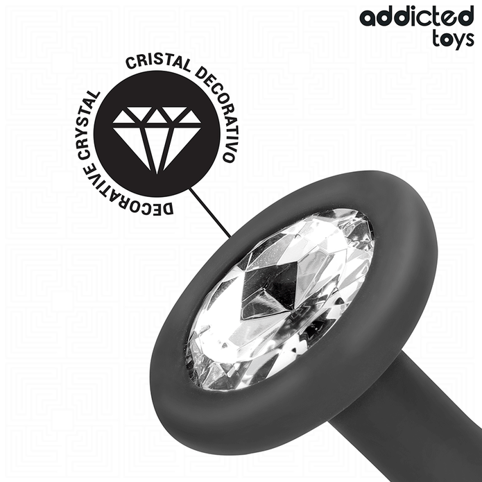 ADDICTED TOYS - Silikoniset anaalitapit 3 kpl – korukärjellä