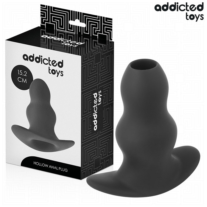 ADDICTED TOYS - HOLLOW ANAL PLUG SILICONE SIZE XXL 15.2 CM