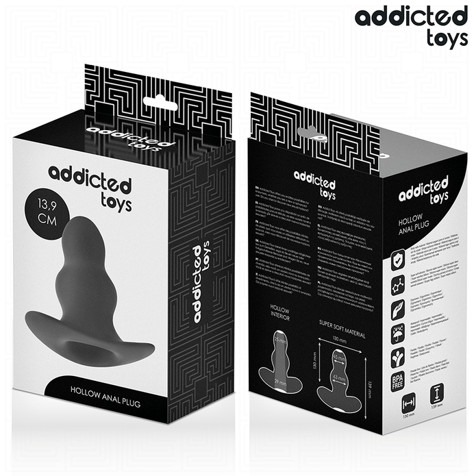 ADDICTED TOYS - Silikoninen ontto XL-anaalitappi 13,9 cm