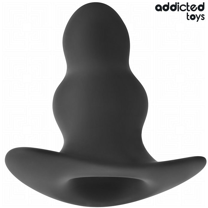ADDICTED TOYS - Keskikokoinen silikoninen ontto anaalitappi 9,6 cm