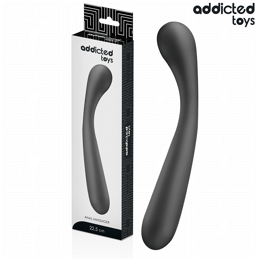 ADDICTED TOYS - 22,5 cm silikoninen tuplapaa anaalimassager