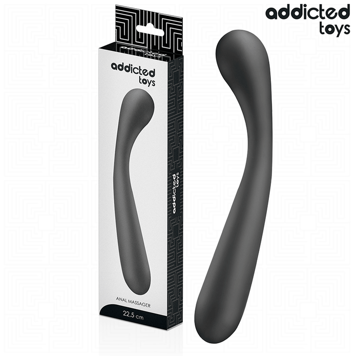 ADDICTED TOYS - 22,5 cm silikoninen tuplapaa anaalimassager