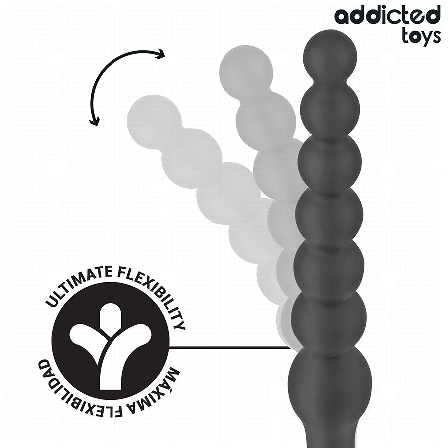 ADDICTED TOYS - Kaksoisanaalimassageri silikonista 24 cm