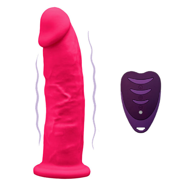 SILEXD - MODEL 2- Realistinen dildo kaukosäätimellä, 17 cm 
