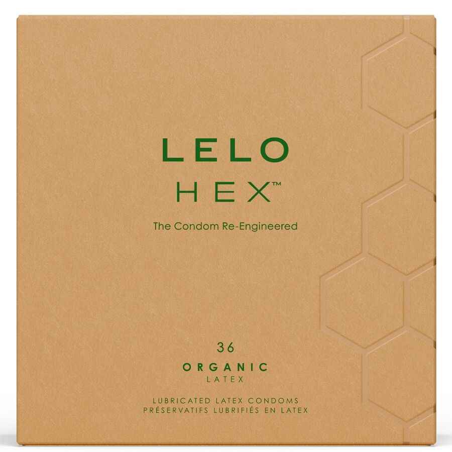 LELO - HEX ORGANIC CONDOM BOX 36 UNITS