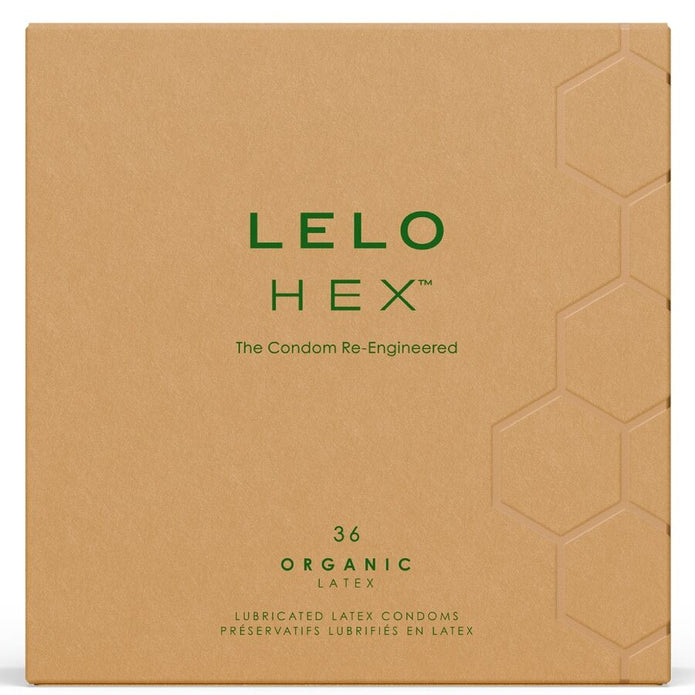 LELO - HEX ORGANIC CONDOM BOX 36 UNITS