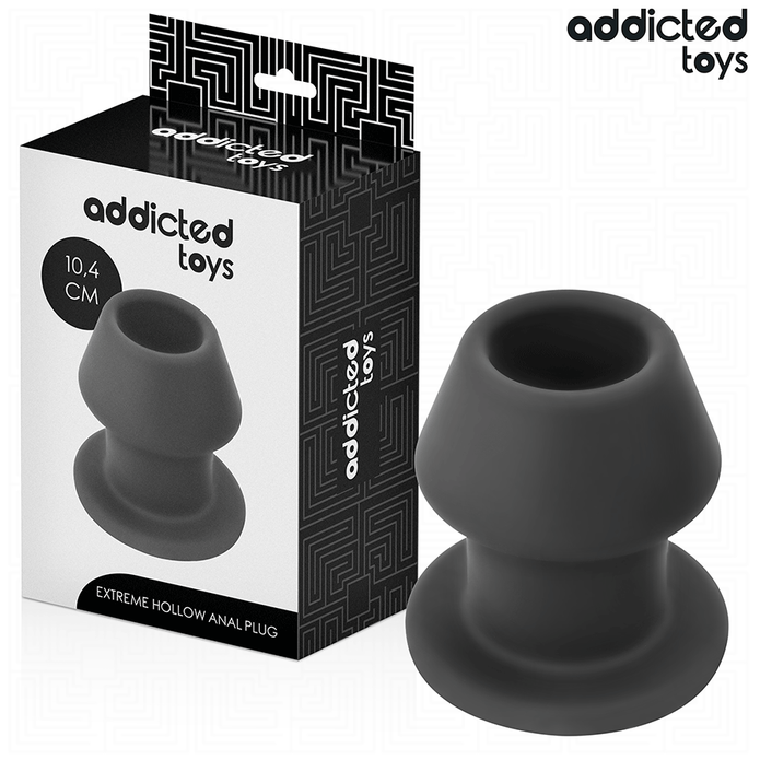 ADDICTED TOYS - EXTREME HOLLOW ANAL PLUG SILICONE SIZE L 10.4 CM