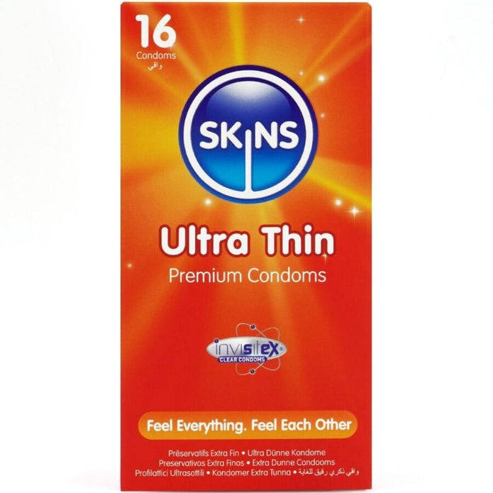 SKINS - Ultra Thin - Kondomit, 16 kpl