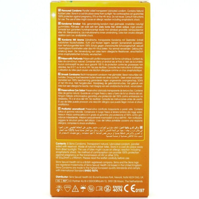 SKINS - Banana Premium 8 kpl kondomeja