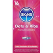 SKINS - DOTS & RIBS PREMIUM CONDOMS PACK 16
