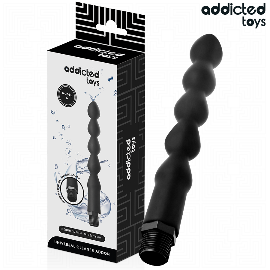ADDICTED TOYS - Anaalipuhdistin universaalilla sovittimella, malli 6
