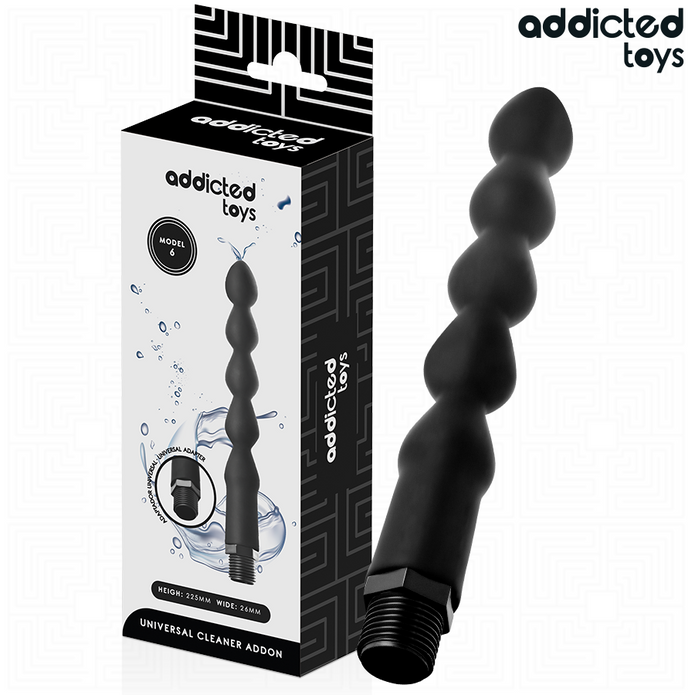 ADDICTED TOYS - Anaalipuhdistin universaalilla sovittimella, malli 6