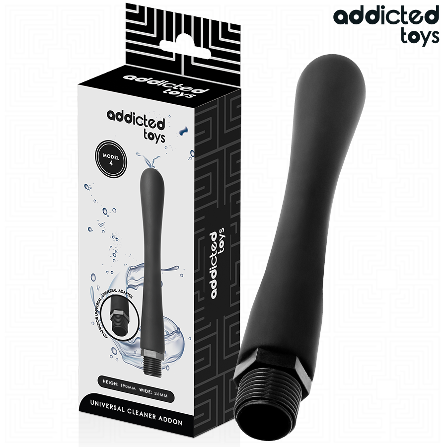 ADDICTED TOYS - Anaalihuuhde universal-adapterilla, malli 4
