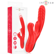 INTENSE - ROSALIA MULTIFUNCTION VIBRATOR 3 IN 1 RED