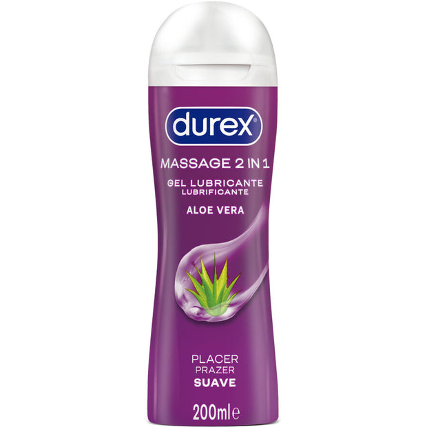 DUREX - Pehmeä Aloe Vera hieronta ja liukugeeli 200 ml