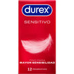 DUREX - Sensitive ohuet kondomit 12 kpl
