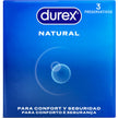 DUREX - NATURAL CONDOMS 3 UNITS
