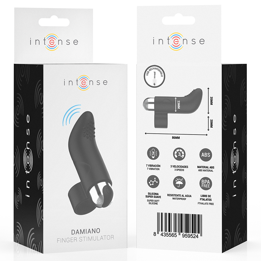 INTENSE - DAMIANO RECHARGEABLE FINGER STIMULATOR