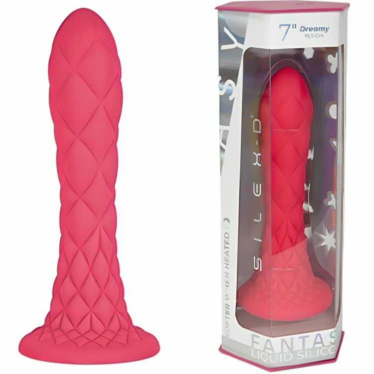 SILEXD - Dreamy Fantasy-  lämpöreaktiivinen dildo, 18,5 cm