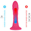 SILEXD - Dreamy Fantasy-  lämpöreaktiivinen dildo, 18,5 cm