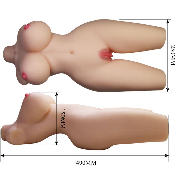 CRAZY BULL - TIFFANY REALISTIC FEMALE TORSO VAGINA AND ANAL 5.5 KG