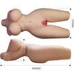 CRAZY BULL - TIFFANY REALISTIC FEMALE TORSO VAGINA AND ANAL 5.5 KG