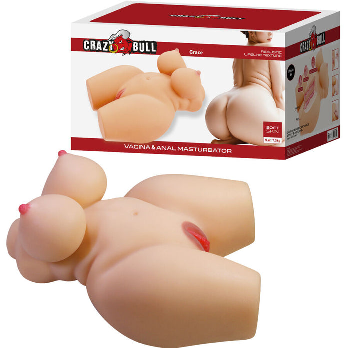 CRAZY BULL - GRACE- Masturbaattori torso  7.5 KG