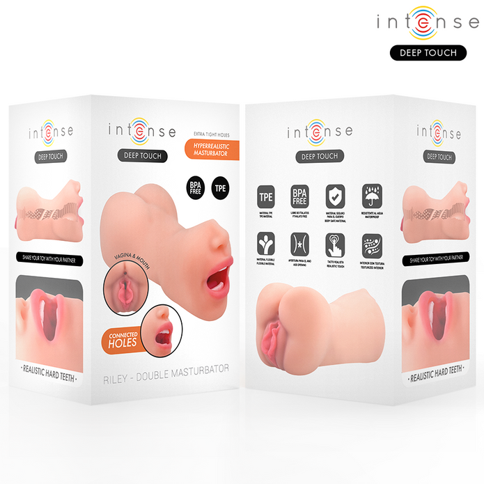 INTENSE DEEP TOUCH - Riley .masturbaattori – suu ja vagina