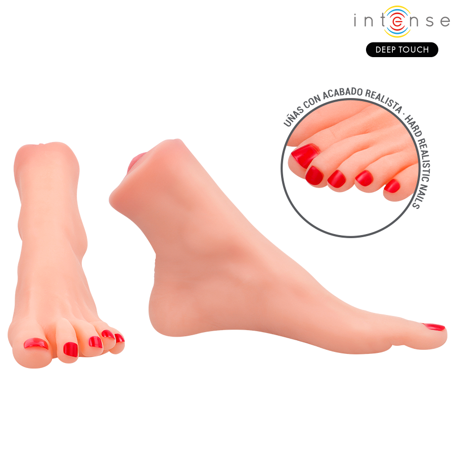 INTENSE DEEP TOUCH - GABBIE TWO-PIECE FOOT-SHAPED MASTUBADOR