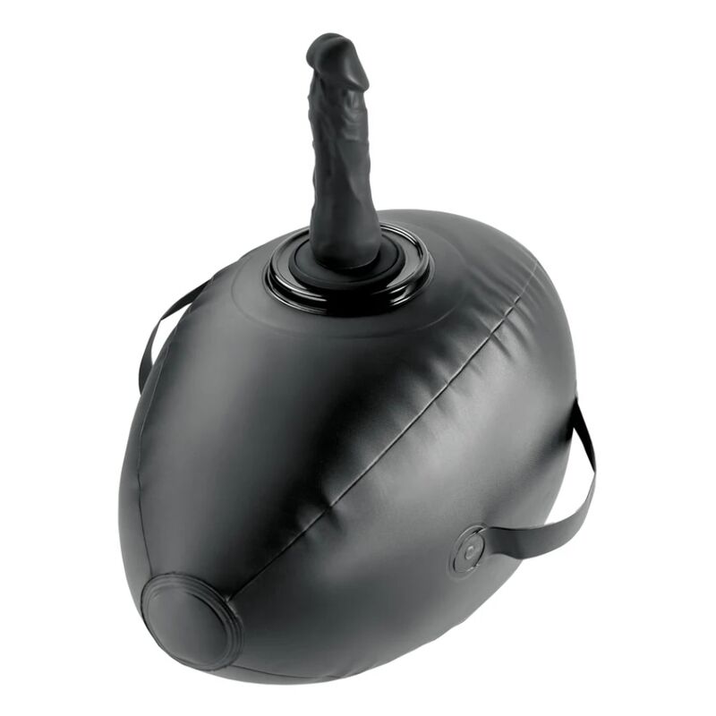 FETISH FANTASY SERIES – BODY DOCK Täytettävä Love Ball Dildolla Musta 41,9 cm