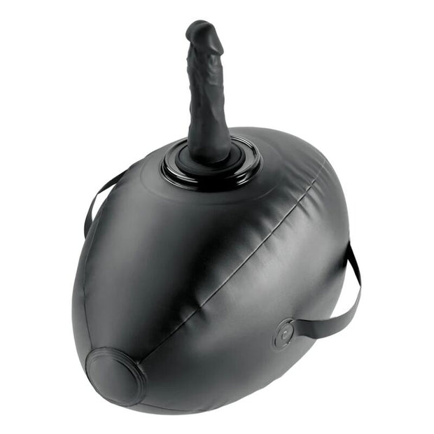 FETISH FANTASY SERIES – BODY DOCK Täytettävä Love Ball Dildolla Musta 41,9 cm