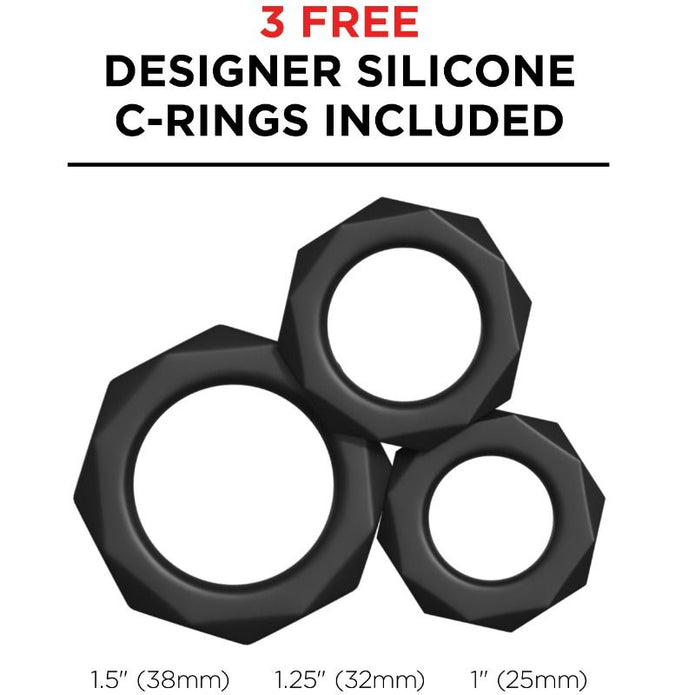 PDX ELITE - Vibreeraava Deep Throat -masturbaattori