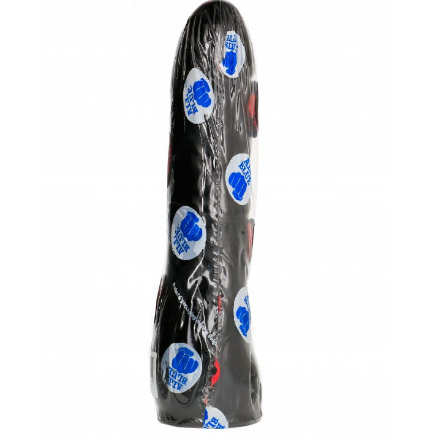 ALL BLACK - Realistinen musta dildo 20 cm