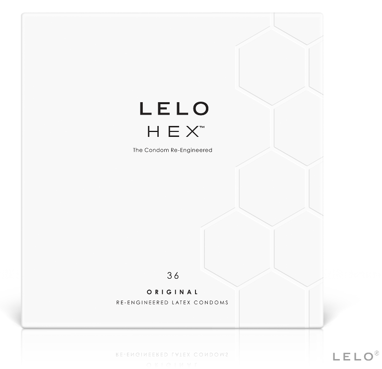 LELO - HEX - Luonnolliset lateksikondomit  36 kpl