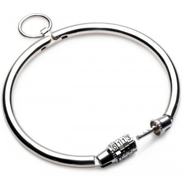 METAL HARD - Metallinen kaulapanta lukolla 12 cm