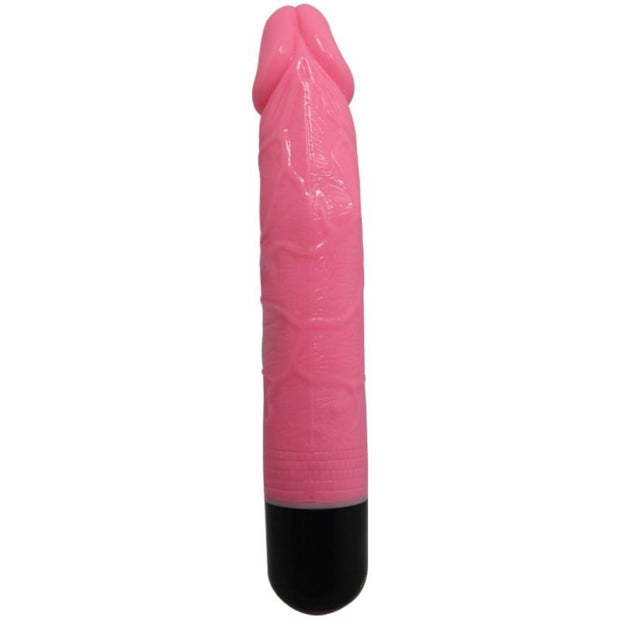 BAILE - Värikäs vibraattori dildo 23 cm, pinkki