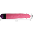 BAILE - Värikäs vibraattori dildo 23 cm, pinkki
