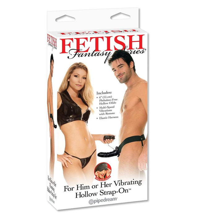 FETISH FANTASY SERIES - Värisevä ontto strap-on 