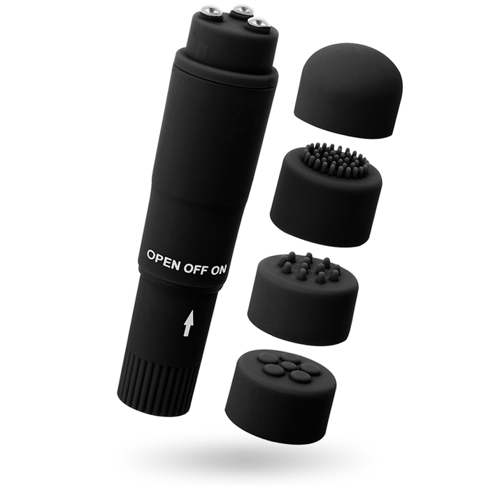 GLOSSY - Taskuun sopiva musta vibraattori