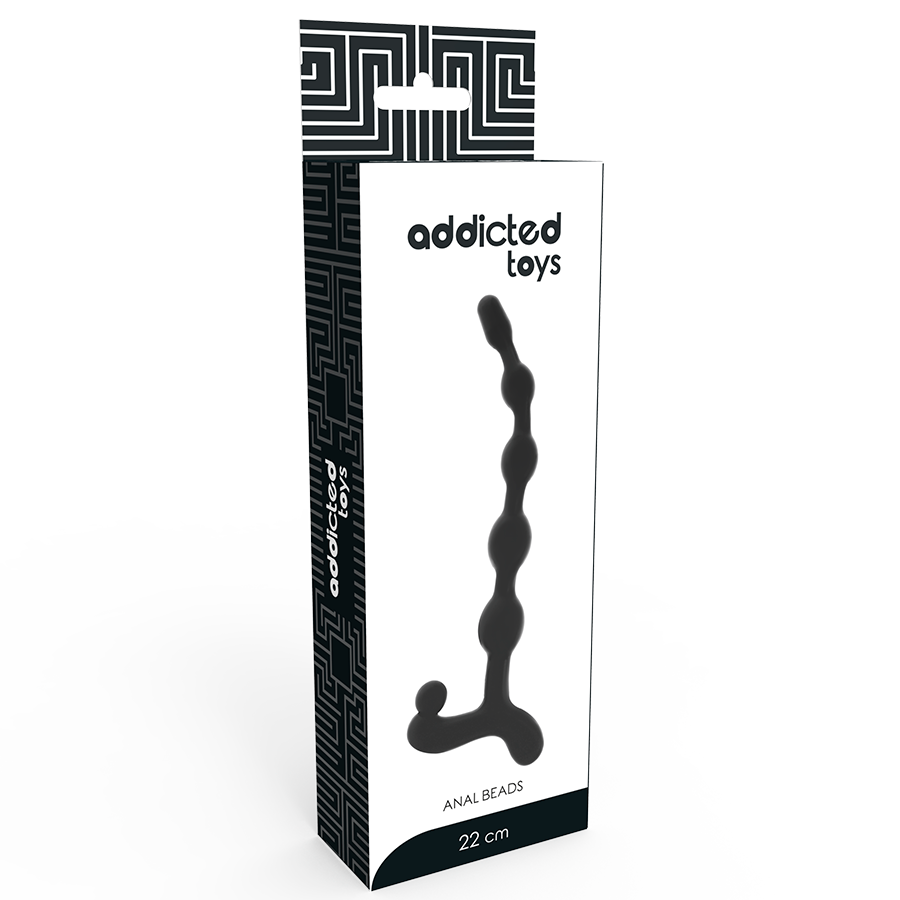 ADDICTED TOYS - Anaalinappiketju 22 cm musta