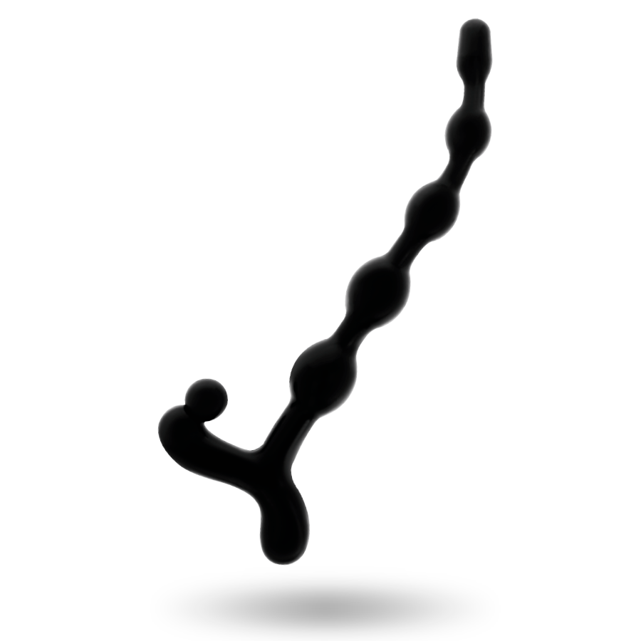 ADDICTED TOYS - Anaalinappiketju 22 cm musta