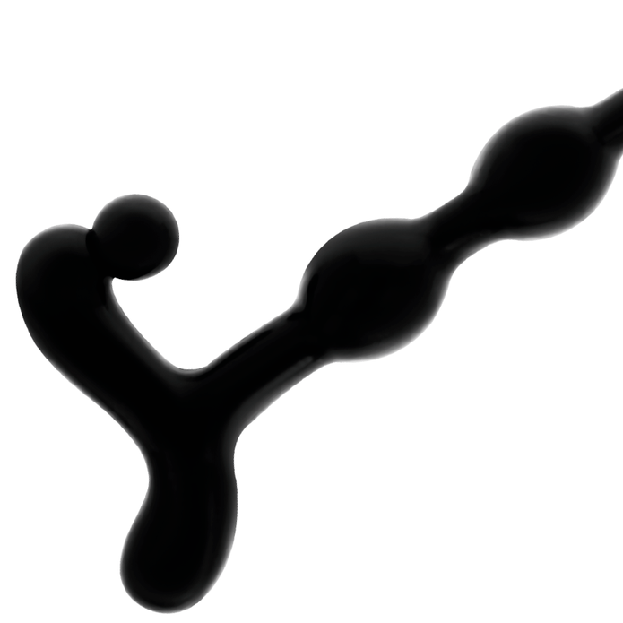 ADDICTED TOYS - Anaalinappiketju 22 cm musta