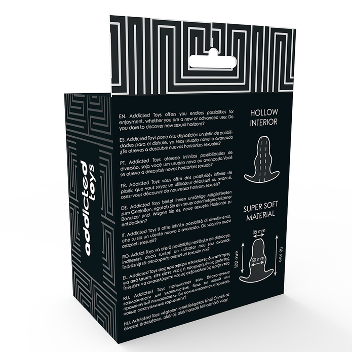 ADDICTED TOYS - Medium anaalidilataattori 11 cm – läpinäkyvä