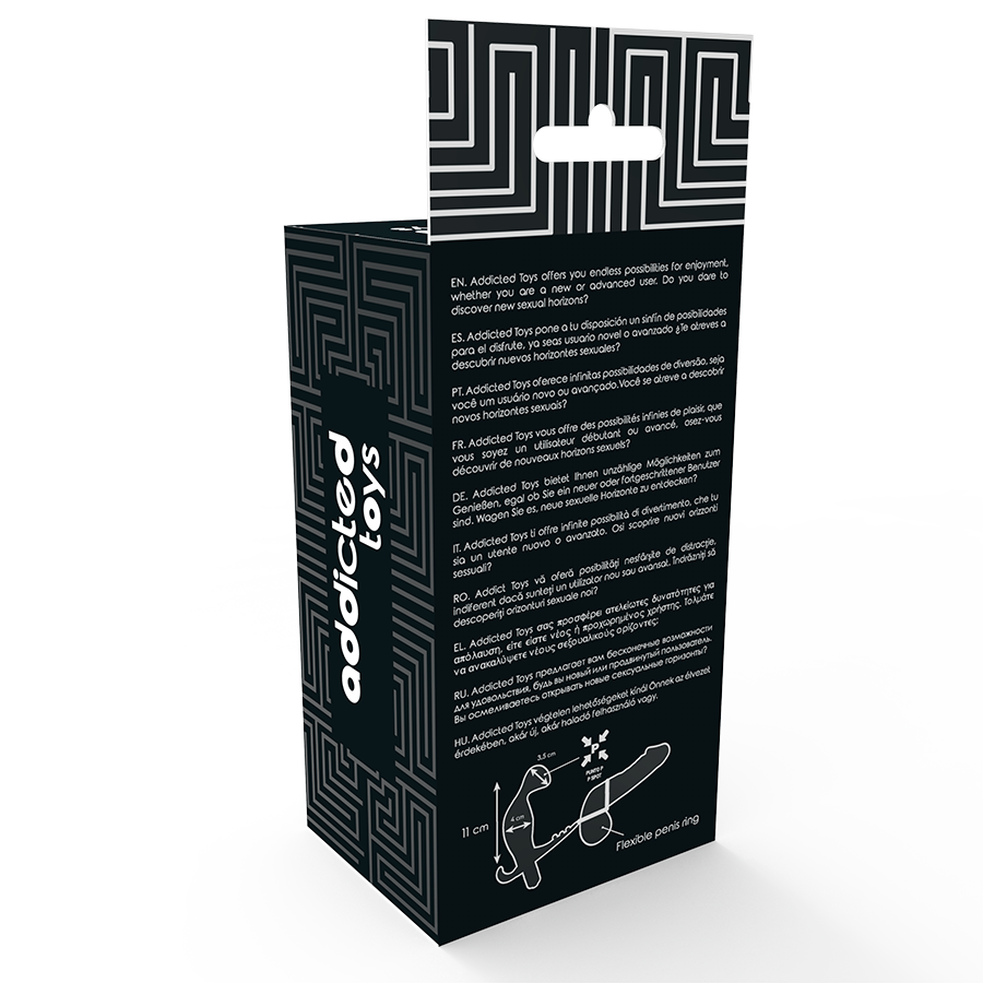 DDICTED TOYS – Anaalitappi tuplapenisrenkaalla