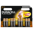 DURACELL - PLUS POWER AA LR6 -paristot 8 kpl