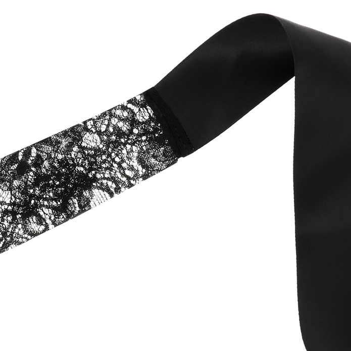 COQUETTE CHIC DESIRE - Pitsinen musta silmämaski